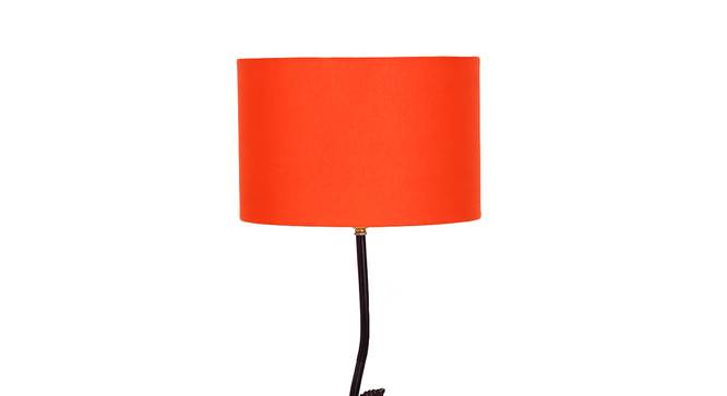 Ewan Orange Cotton Shade Floor Lamp (Orange) by Urban Ladder - Cross View Design 1 - 495106