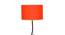 Ewan Orange Cotton Shade Floor Lamp (Orange) by Urban Ladder - Cross View Design 1 - 495106