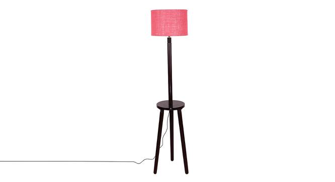 Gates Pink Cotton Shade Floor Lamp (Pink) by Urban Ladder - Cross View Design 1 - 495109