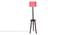 Gates Pink Cotton Shade Floor Lamp (Pink) by Urban Ladder - Cross View Design 1 - 495109
