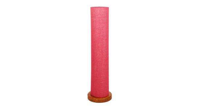 Oliver Pink Cotton Shade Floor Lamp (Pink) by Urban Ladder - Cross View Design 1 - 495117