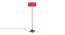 Earvin Pink Cotton Shade Floor Lamp (Pink) by Urban Ladder - Design 1 Side View - 495123
