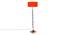 Edythe Orange Cotton Shade Floor Lamp (Orange) by Urban Ladder - Design 1 Side View - 495124