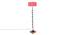 Elin Pink Cotton Shade Floor Lamp (Pink) by Urban Ladder - Design 1 Side View - 495125