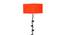 Edythe Orange Cotton Shade Floor Lamp (Orange) by Urban Ladder - Rear View Design 1 - 495140