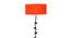 Edythe Orange Cotton Shade Floor Lamp (Orange) by Urban Ladder - Rear View Design 1 - 495140