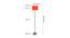 Drake Orange Cotton Shade Floor Lamp (Orange) by Urban Ladder - Design 1 Dimension - 495146