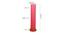 Oliver Pink Cotton Shade Floor Lamp (Pink) by Urban Ladder - Design 1 Dimension - 495162