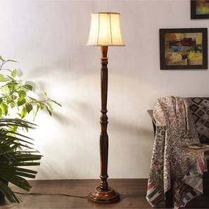 Calloway Brown Cotton Shade Floor Lamp-image-24