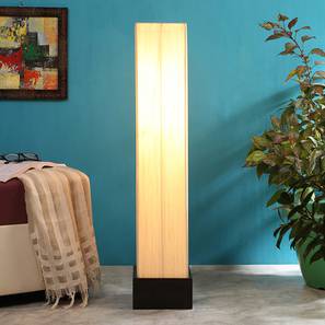 devansh Rufus White Cotton Shade Floor Lamp-picture-11