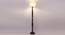 Brandy Brown Cotton Shade Floor Lamp (White) by Urban Ladder - Front View Design 1 - 495188