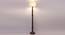 Cameron Brown Cotton Shade Floor Lamp (White) by Urban Ladder - Front View Design 1 - 495191