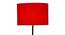 Emme Red Cotton Shade Floor Lamp (Red) by Urban Ladder - Design 1 Side View - 495220