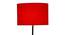 Emme Red Cotton Shade Floor Lamp (Red) by Urban Ladder - Design 1 Side View - 495220