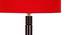 Fiona Red Cotton Shade Floor Lamp (Red) by Urban Ladder - Design 1 Side View - 495222