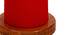 Neil Red Cotton Shade Floor Lamp (Red) by Urban Ladder - Design 1 Side View - 495226