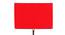 Drake Red Cotton Shade Floor Lamp (Red) by Urban Ladder - Rear View Design 1 - 495228