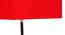 Edythe Red Cotton Shade Floor Lamp (Red) by Urban Ladder - Rear View Design 1 - 495229