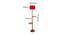 Hillary Red Cotton Shade Floor Lamp (Red) by Urban Ladder - Design 1 Dimension - 495251