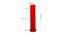 Neil Red Cotton Shade Floor Lamp (Red) by Urban Ladder - Design 1 Dimension - 495253