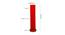 Neil Red Cotton Shade Floor Lamp (Red) by Urban Ladder - Design 1 Dimension - 495253