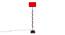Edythe Red Cotton Shade Floor Lamp (Red) by Urban Ladder - Front View Design 1 - 495256