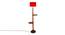 Hillary Red Cotton Shade Floor Lamp (Red) by Urban Ladder - Front View Design 1 - 495261