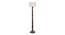 Cameron Brown Cotton Shade Floor Lamp (White) by Urban Ladder - Cross View Design 1 - 495267