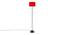 Emme Red Cotton Shade Floor Lamp (Red) by Urban Ladder - Cross View Design 1 - 495282
