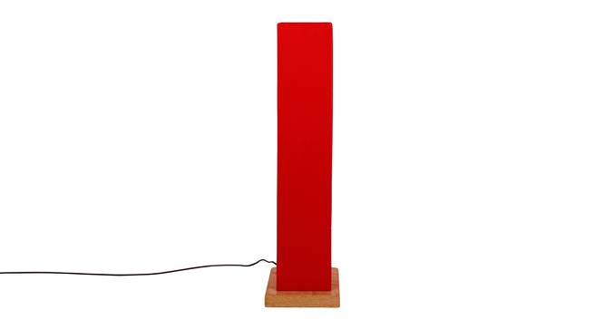 Jacques Red Cotton Shade Floor Lamp (Red) by Urban Ladder - Cross View Design 1 - 495287
