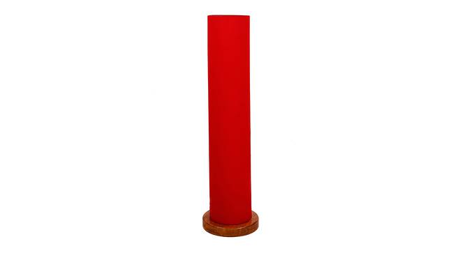 Neil Red Cotton Shade Floor Lamp (Red) by Urban Ladder - Cross View Design 1 - 495288