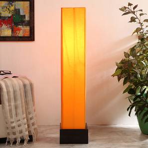 Cicely Yellow Cotton Shade Floor Lamp-image-16