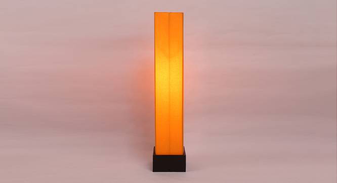 Cicely Yellow Cotton Shade Floor Lamp (Yellow) by Urban Ladder - Front View Design 1 - 495317