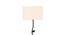Edythe White Cotton Shade Floor Lamp (White) by Urban Ladder - Rear View Design 1 - 495347