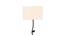 Edythe White Cotton Shade Floor Lamp (White) by Urban Ladder - Rear View Design 1 - 495347