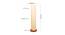 Neil White Cotton Shade Floor Lamp (White) by Urban Ladder - Design 1 Dimension - 495371
