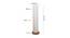 Oliver White Cotton Shade Floor Lamp (White) by Urban Ladder - Design 1 Dimension - 495372
