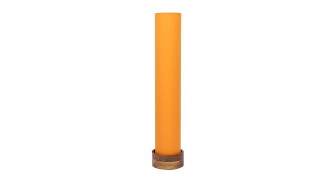 Cedric Yellow Cotton Shade Floor Lamp (Yellow) by Urban Ladder - Cross View Design 1 - 495387