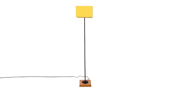 Drake Yellow Cotton Shade Floor Lamp (Yellow) by Urban Ladder - Cross View Design 1 - 495391