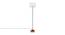 Earvin White Cotton Shade Floor Lamp (White) by Urban Ladder - Cross View Design 1 - 495392