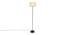Emme White Cotton Shade Floor Lamp (White) by Urban Ladder - Cross View Design 1 - 495396