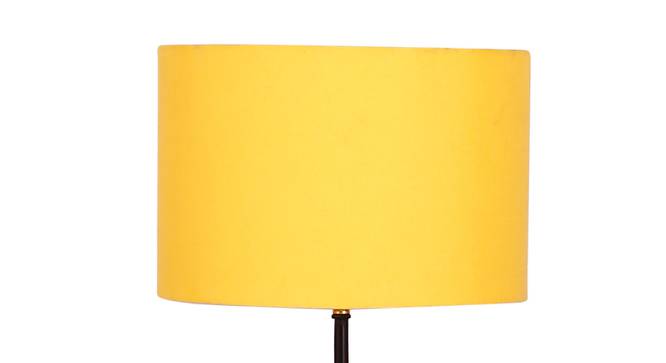 Emme Yellow Cotton Shade Floor Lamp (Yellow) by Urban Ladder - Cross View Design 1 - 495397