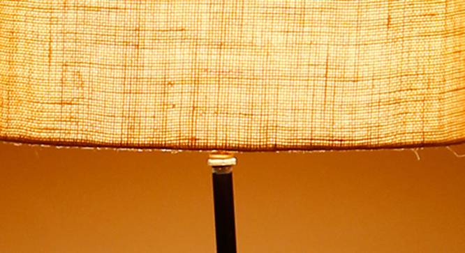 Felicia White Cotton Shade Floor Lamp (White) by Urban Ladder - Cross View Design 1 - 495401