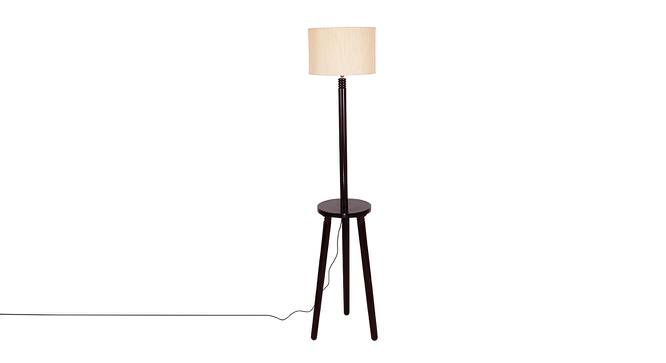 Fiona White Cotton Shade Floor Lamp (White) by Urban Ladder - Cross View Design 1 - 495402