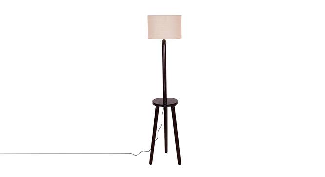 Gates White Cotton Shade Floor Lamp (White) by Urban Ladder - Cross View Design 1 - 495403