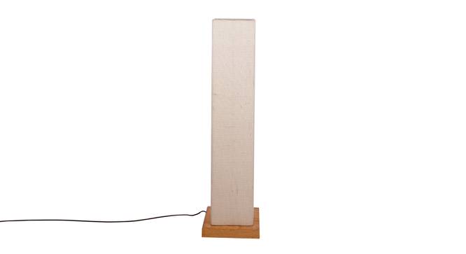 Miranda White Cotton Shade Floor Lamp (White) by Urban Ladder - Cross View Design 1 - 495409