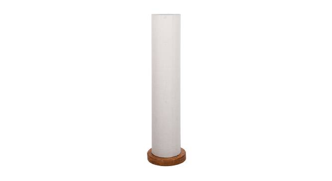 Oliver White Cotton Shade Floor Lamp (White) by Urban Ladder - Cross View Design 1 - 495411