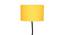 Ewan Yellow Cotton Shade Floor Lamp (Yellow) by Urban Ladder - Design 1 Side View - 495412