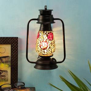 devansh Daisy Multicolor Metal Wall Mounted Lantern Lamp-picture-16