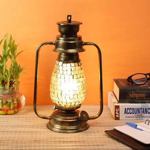 devansh Aubrey MultiColour Glass Lantern Table Lamp-picture-19